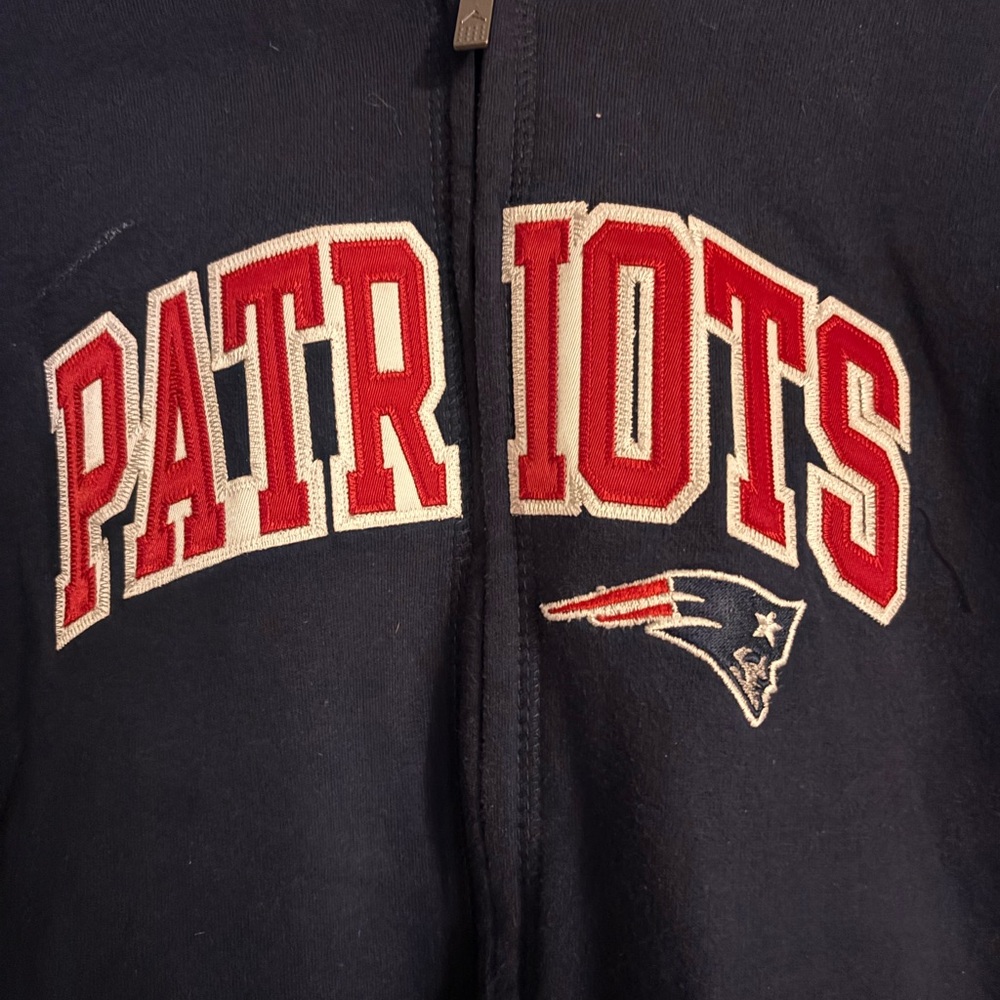 Patriots hoodie extra large zip up - Picture 1 of 5